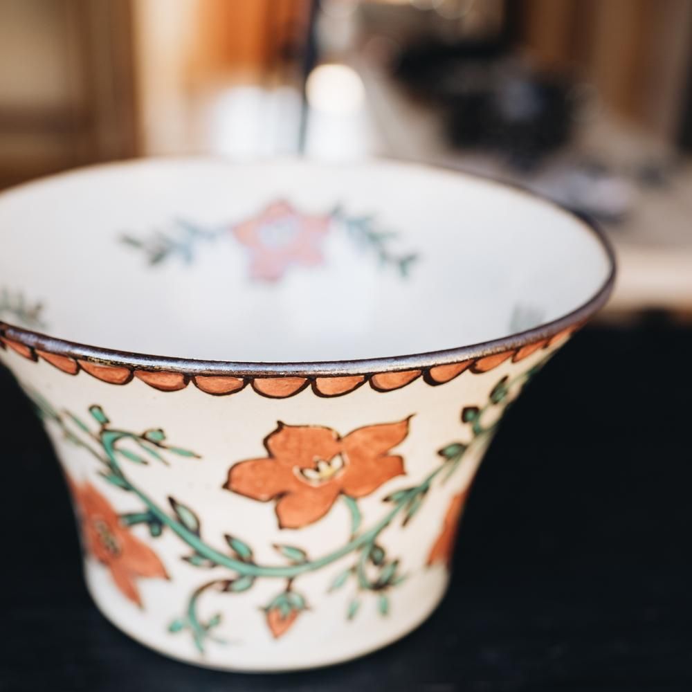 ヒヅミ峠舎　色絵　どんぶり　ラーメン鉢 ヒヅミ峠舎 色絵 どんぶり ラーメン鉢