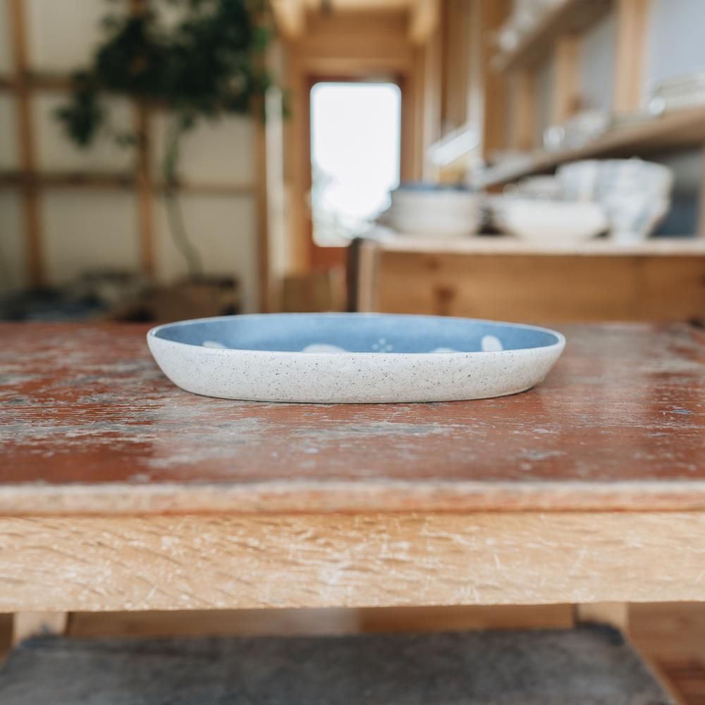 苔色工房 オーバル深皿凸 (2020年3月企画展) 1a