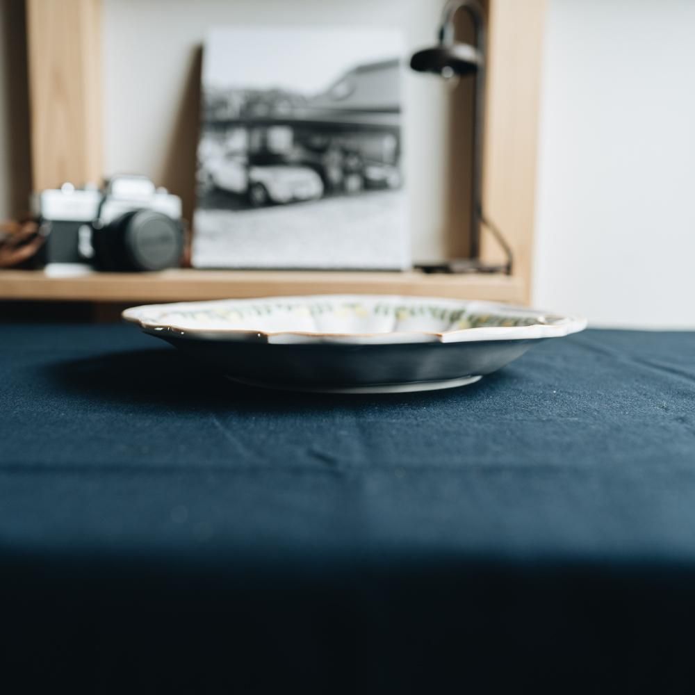 阿部慎太朗　檸檬　耳付深皿プレート 作家さんの器と暮らしにまつわる道具のお店｜イロドリ