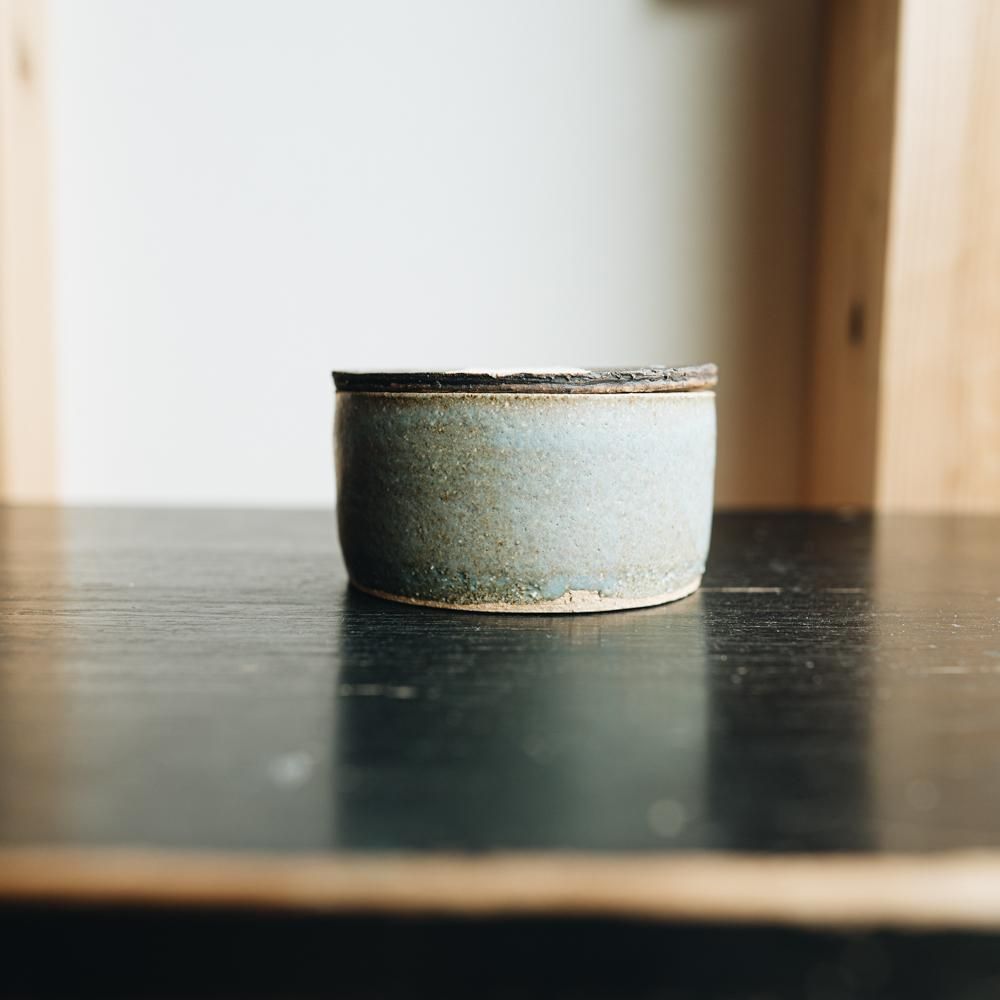 acnepotterystudio (2020年7月) 『陶のふたもの（白ねこ）』 A21