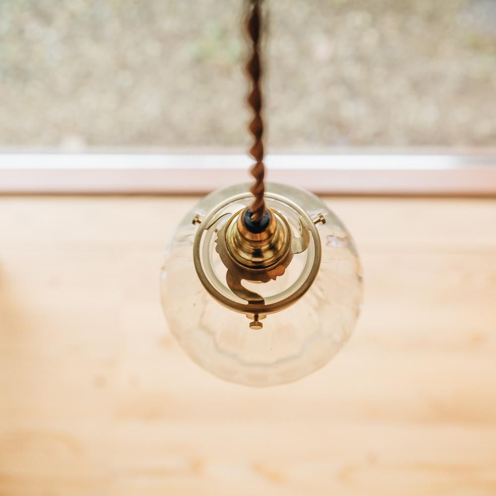 工房「月の木ガラス」のペンダントランプ/作家 工房「月の木ガラス」の