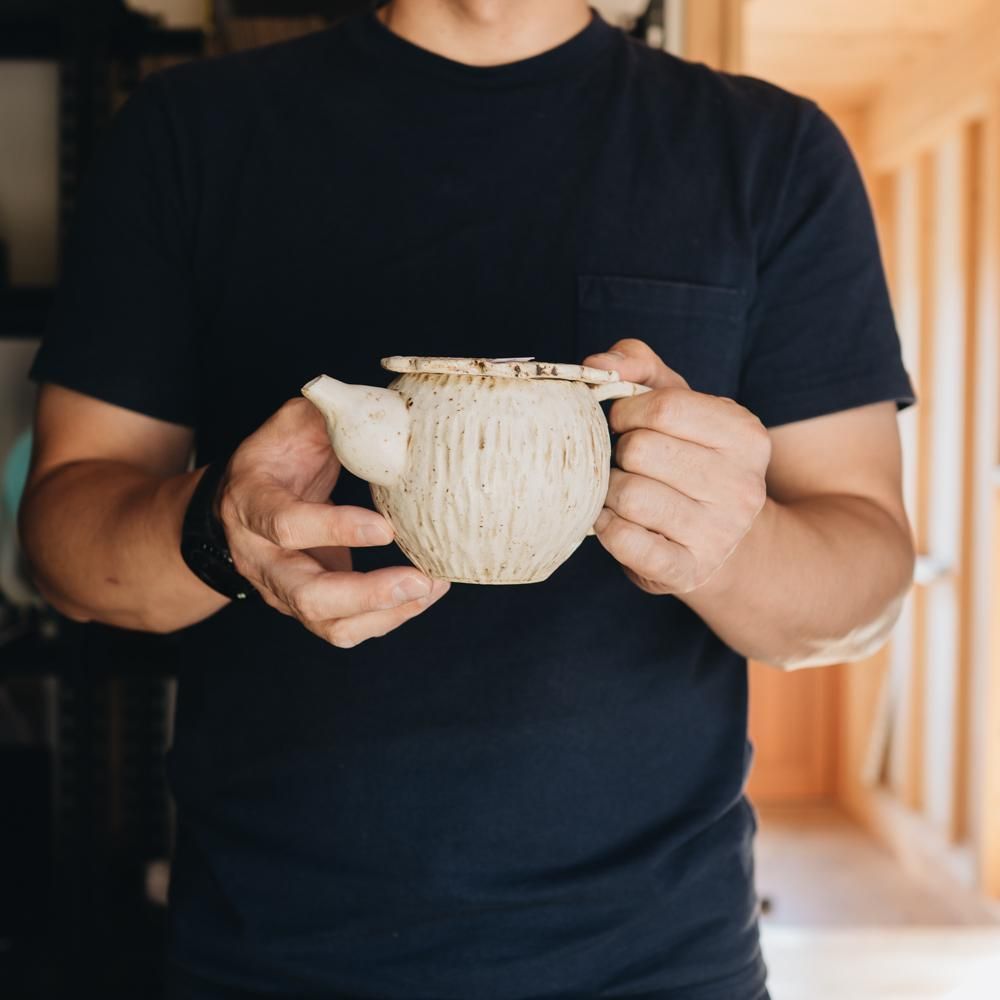 本田あつみさん ティーポット 小皿 本田あつみさん ティーポット 小皿