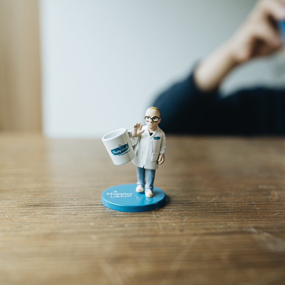 FREDDY LECK MINIATURE LAUNDRY GOODS【02 ウォッシュタブ+洗濯用ブラシ(箱付き)】