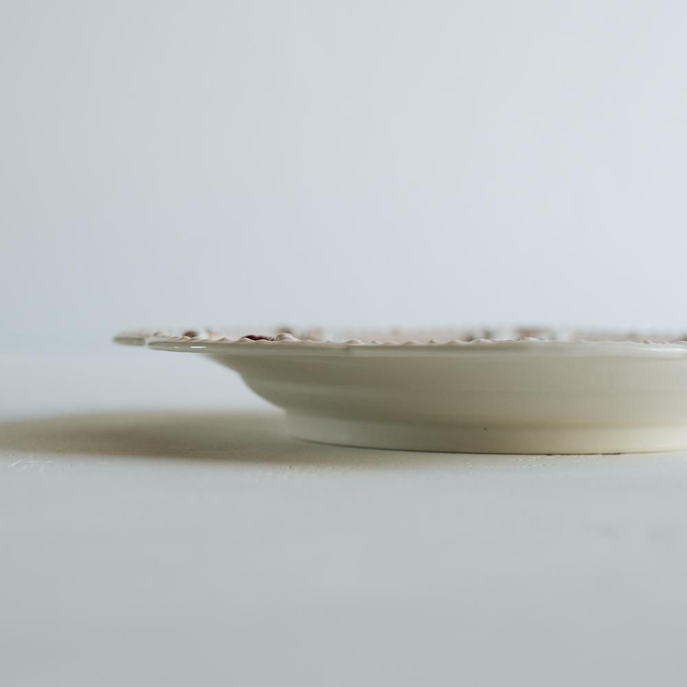 佐々木忍　メリーゴーランドプレート　ピンク 2021年3月) 佐々木忍 メリーゴーランド φ21cm ピンク S3 - 作家