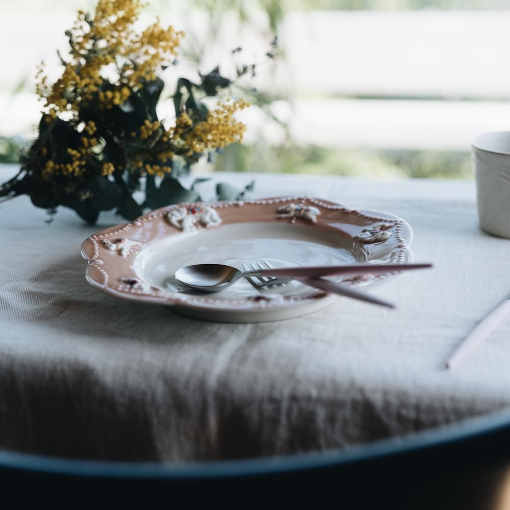 2021年3月) 佐々木忍 メリーゴーランド φ21cm ピンク S3 - 作家