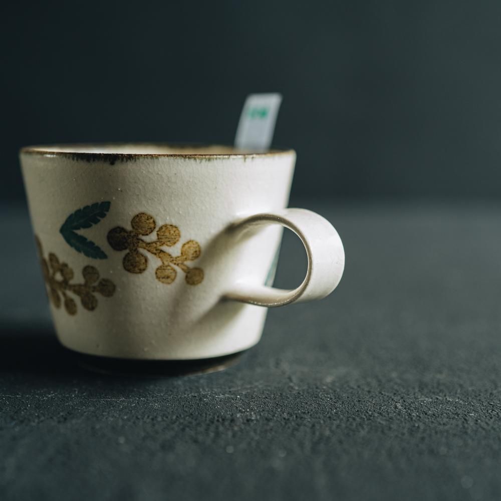 (2021年夏の陶器市) かとうようこ コーヒーカップ  ミモザ  か26