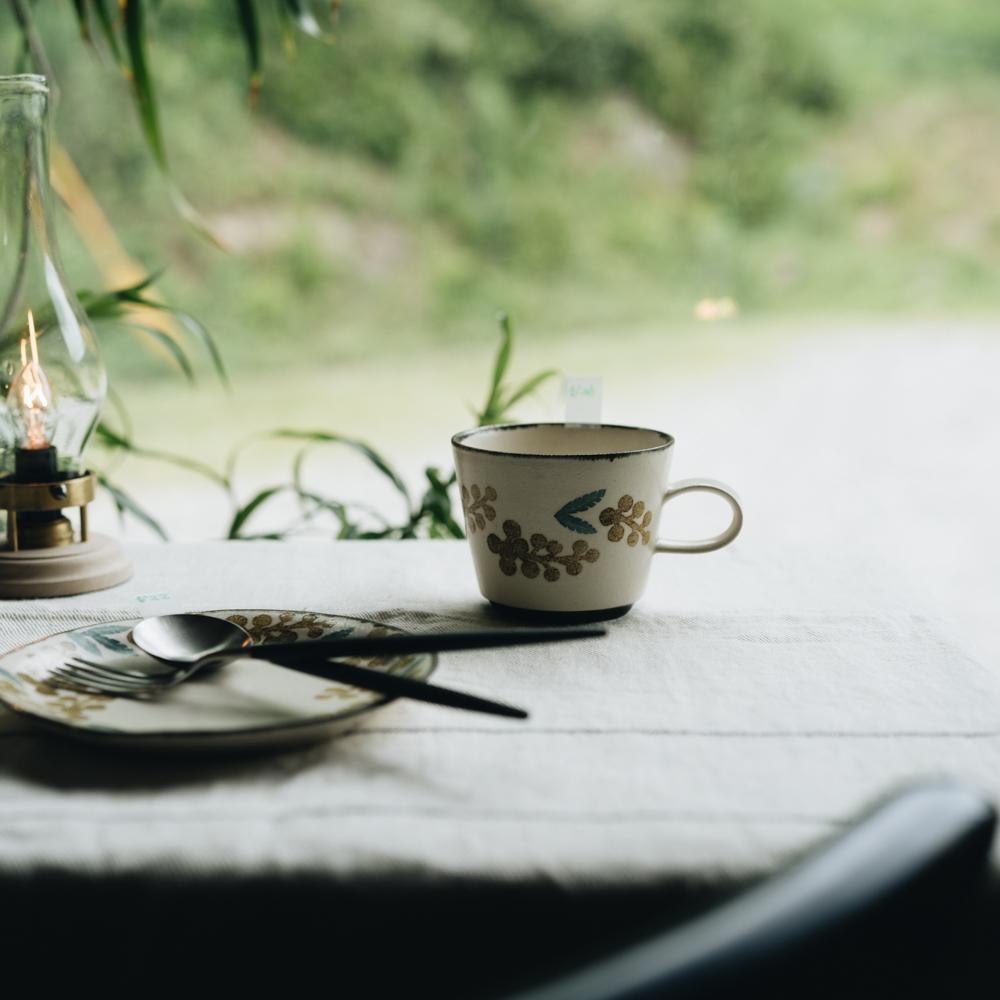 (2021年夏の陶器市) かとうようこ コーヒーカップ  ミモザ  か26
