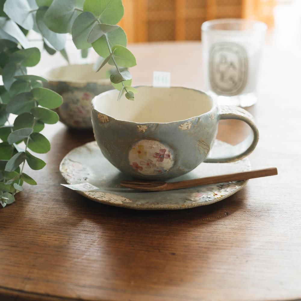 ひ*り様 本田あつみ　ワイルドフラワー　フリーカップ　2個セット ひ*り様 本田あつみ ワイルドフラワー フリーカップ 2個セット ひ*り