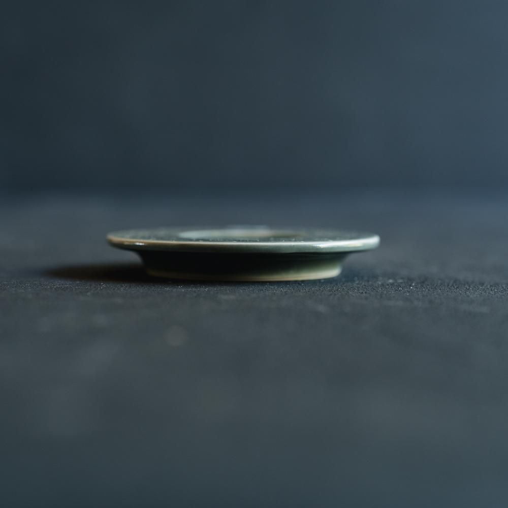 （2021年10月 web展）よぎみちこ 壁掛け小皿 ぎ14-7