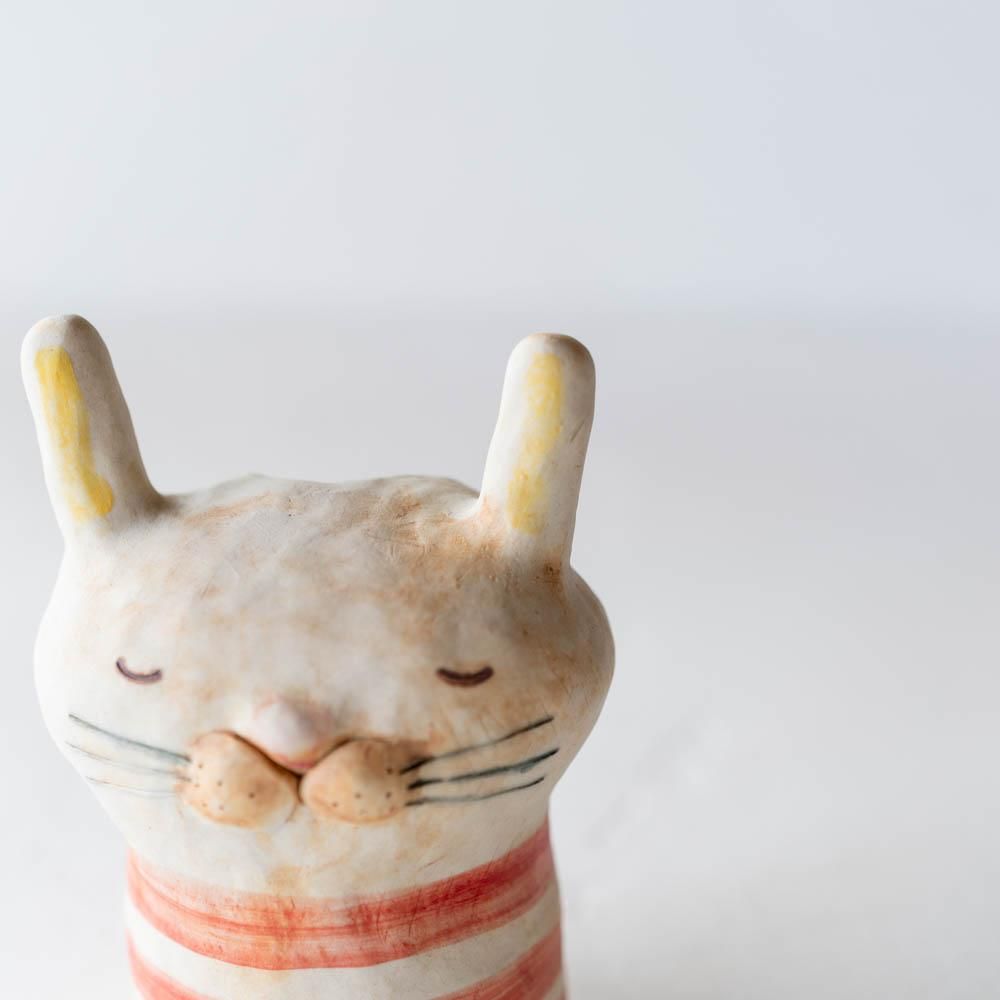 （2021年10月 web展）KuSaFuNe ウサギ花入 k2b