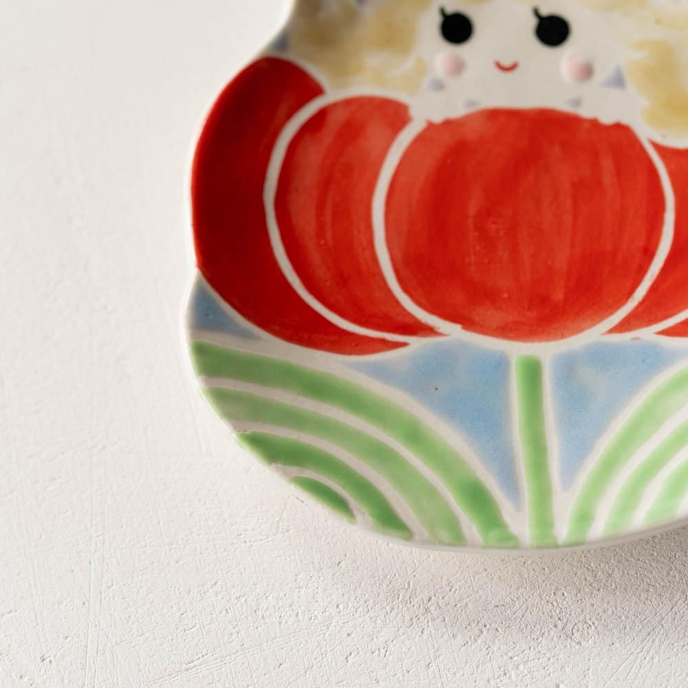 （2021年10月 web展）三浦愛子 親指姫小皿 み24