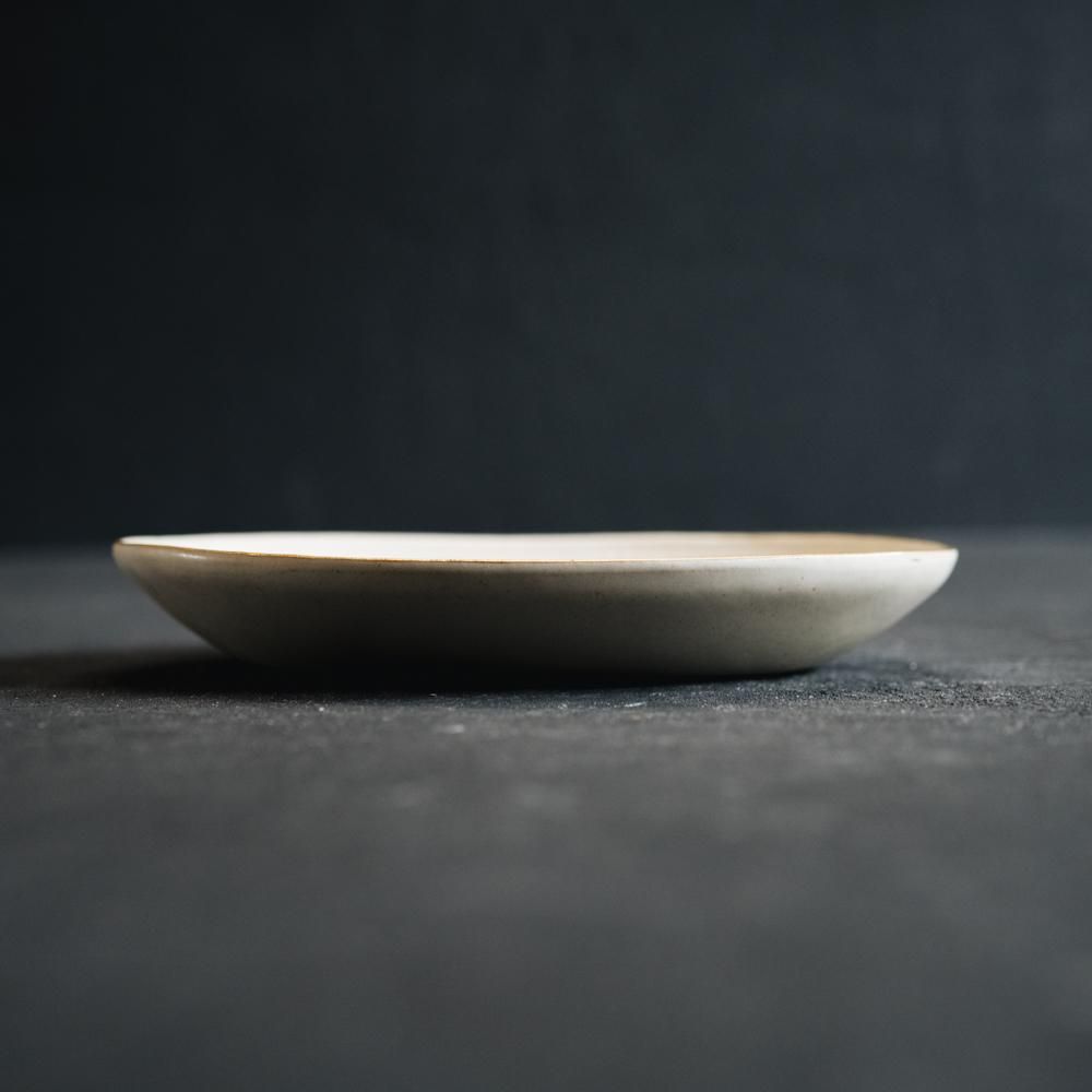 （2021年11月 web展）前田葉子 オーバル皿 ま12