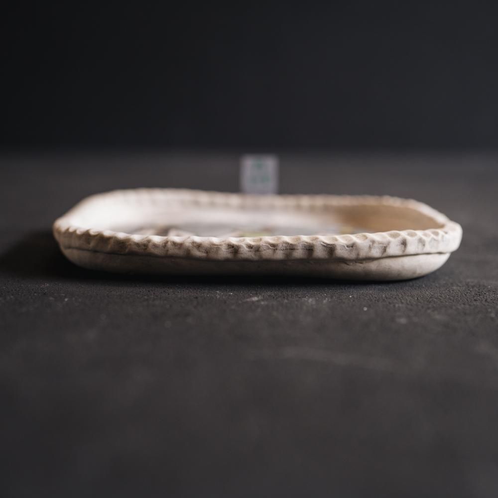 （2021年11月 web展）高山愛  ふちどり皿 φ15cm た1-5
