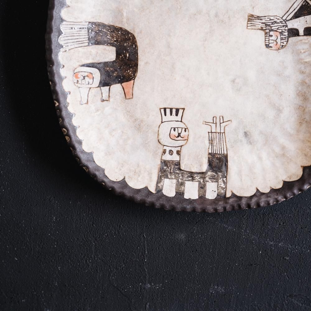 （2021年11月 web展）高山愛  ジャポネカラー φ18cm た2-7