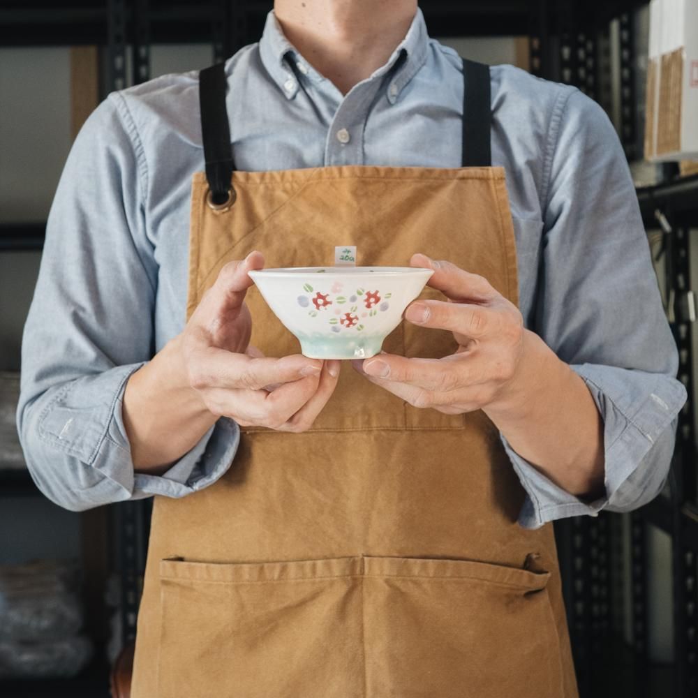 (2022年1月)   三浦愛子  野苺ご飯茶碗  (み20a)