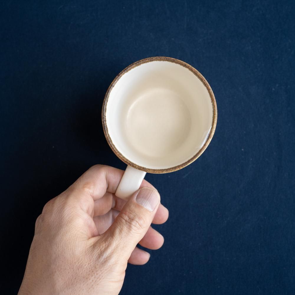 (2022年夏の陶器市)   かとうようこ  コーヒーカップ　ばら　  か35