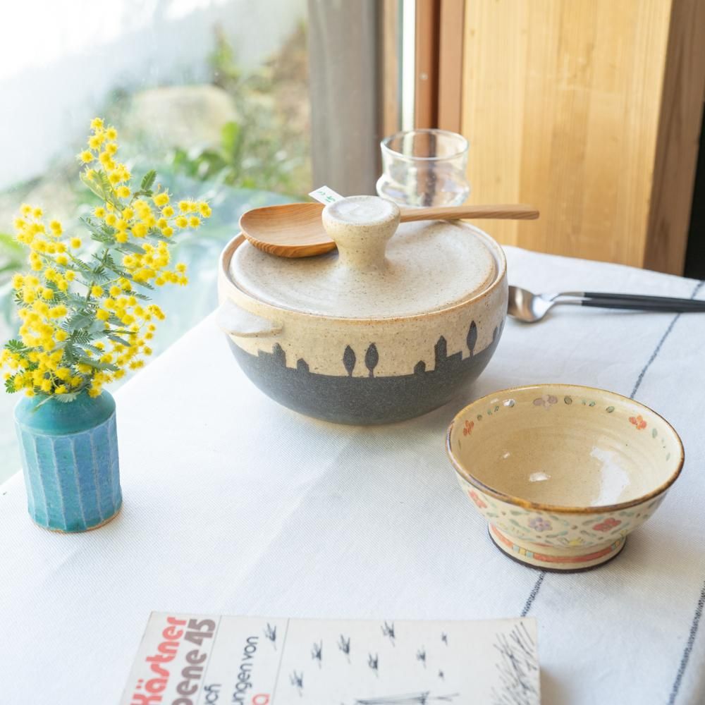 (2022年3月web展)   苔色工房　土鍋　（こ15）