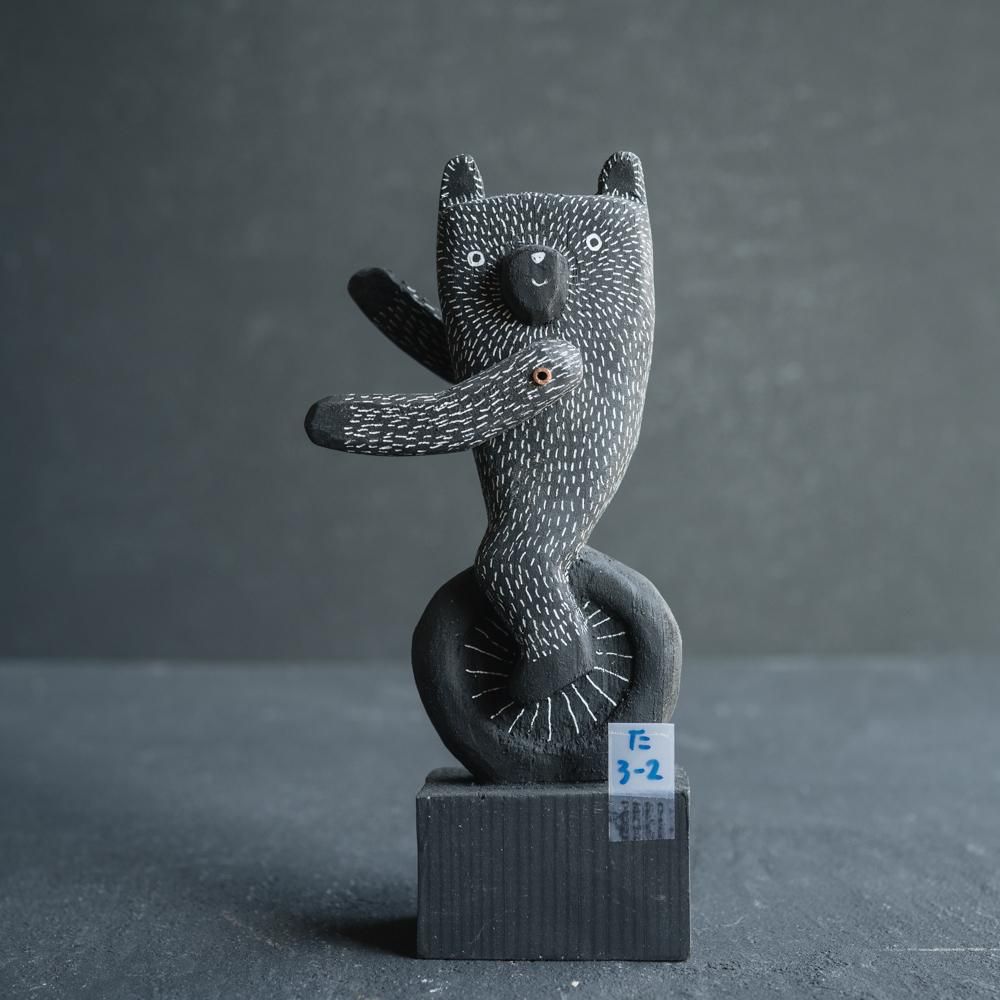 (2022年3月web展)   タカハシヒデキ　木の動物　（た3-2）