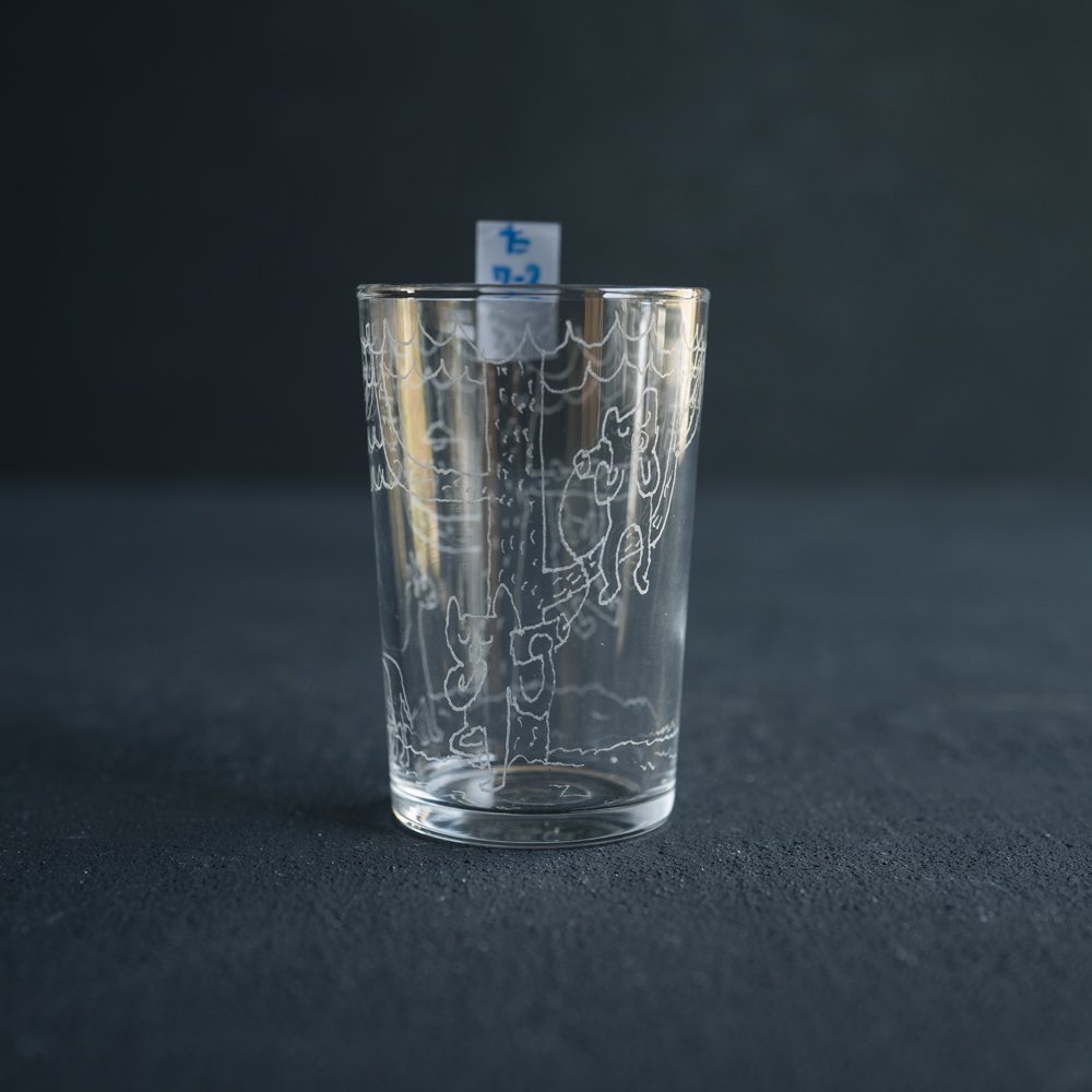 (2022年3月web展)   タカハシヒデキ　ガラスのコップ　（た7-2）