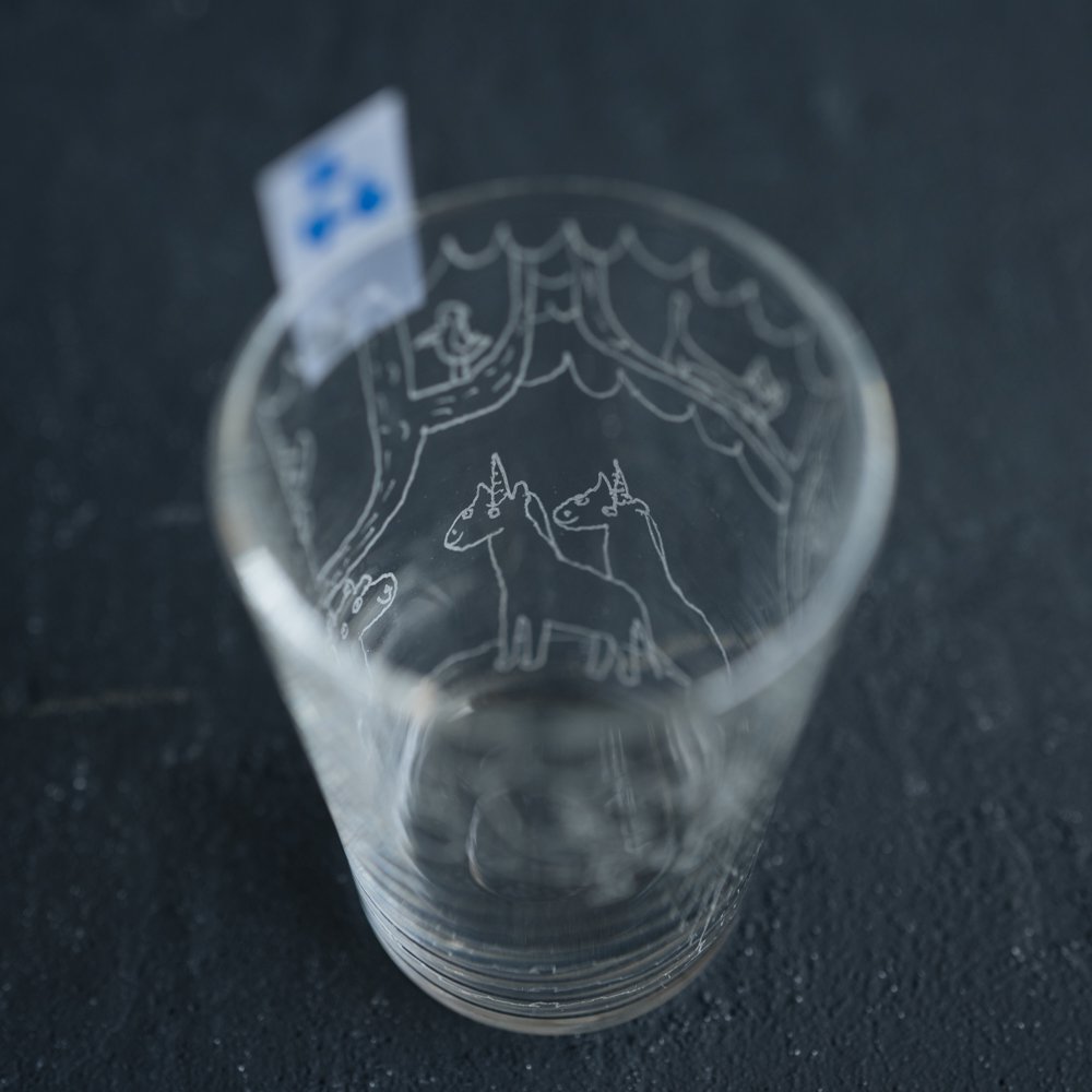 (2022年3月web展)   タカハシヒデキ　ガラスのコップ　（た7-6）
