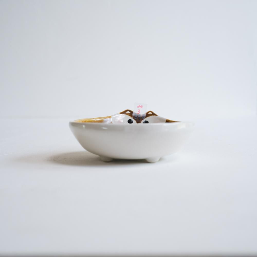 (2022年4月 web展)   三浦愛子  リス鉢（苺）大    み3