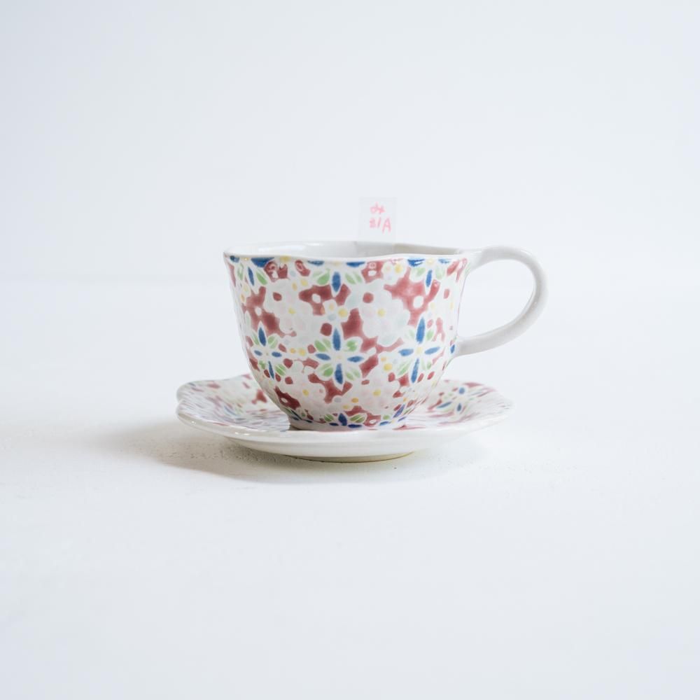 (2022年4月 web展)   三浦愛子   花模様C&S　   み31A