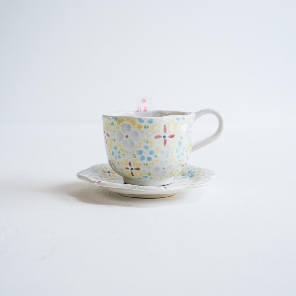 (2022年4月 web展)   三浦愛子   花模様C&S　   み31E