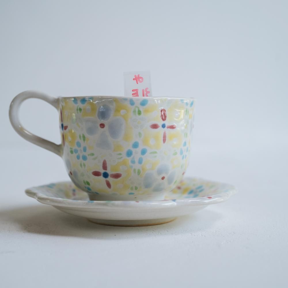 (2022年4月 web展)   三浦愛子   花模様C&S　   み31E