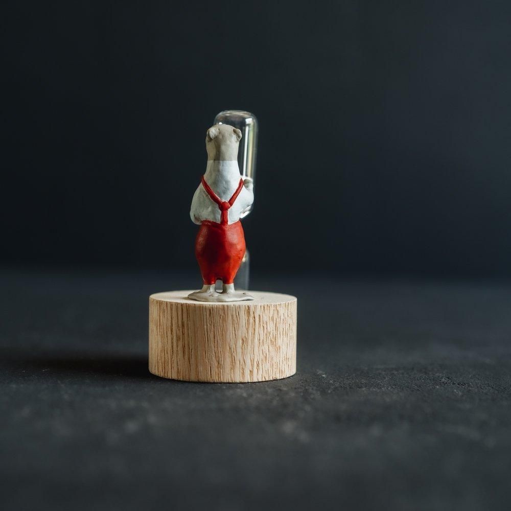 (予約受付) atelier coin クマの砂時計 （RED）2<img class='new_mark_img2' src='https://img.shop-pro.jp/img/new/icons52.gif' style='border:none;display:inline;margin:0px;padding:0px;width:auto;' />