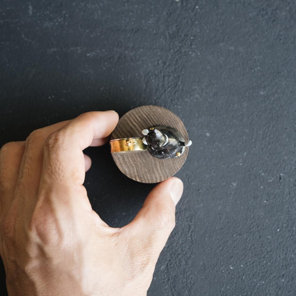 (予約受付) atelier coin ネコの置時計 （Joel黒）8<img class='new_mark_img2' src='https://img.shop-pro.jp/img/new/icons52.gif' style='border:none;display:inline;margin:0px;padding:0px;width:auto;' />