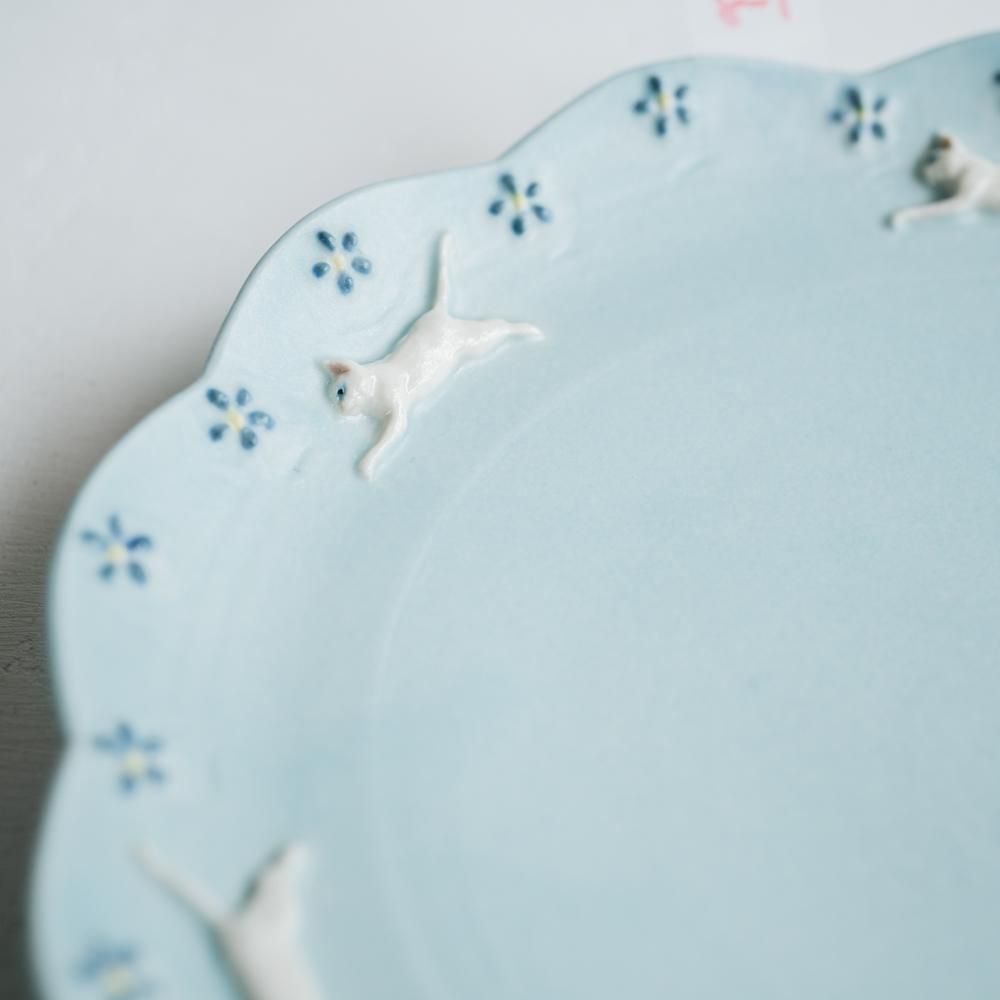 佐々木忍 猫 皿