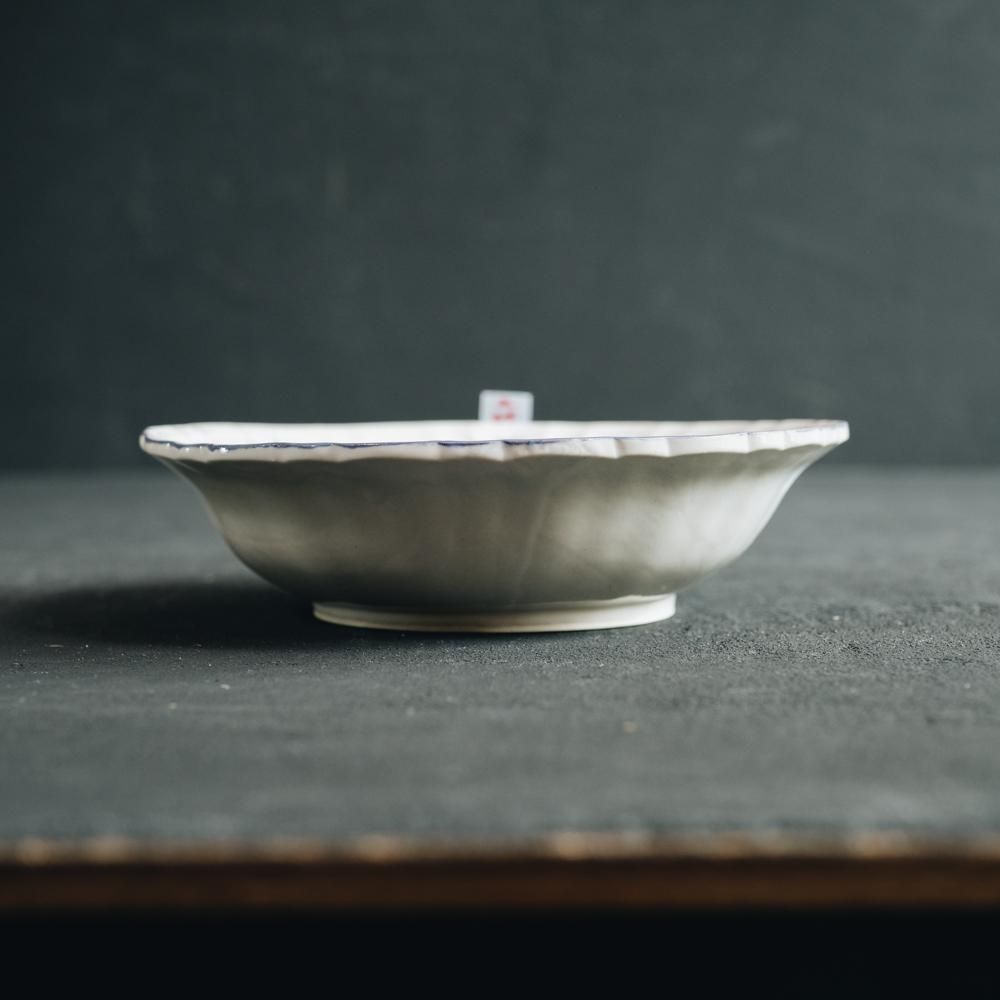 阿部慎太朗 マーガレット深皿オリーブ