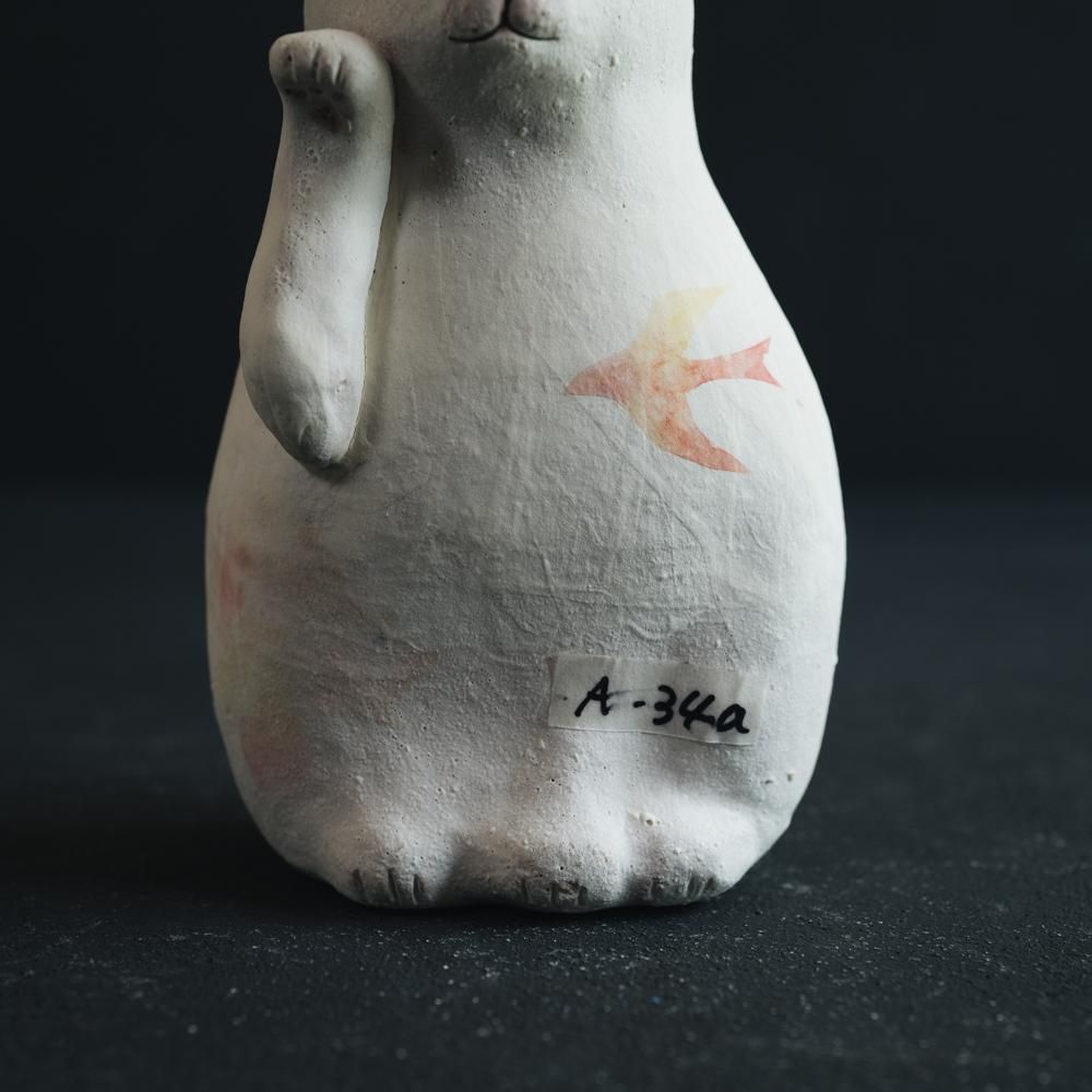 (2022年7月)  acnepotterystudio  招き猫　A34a