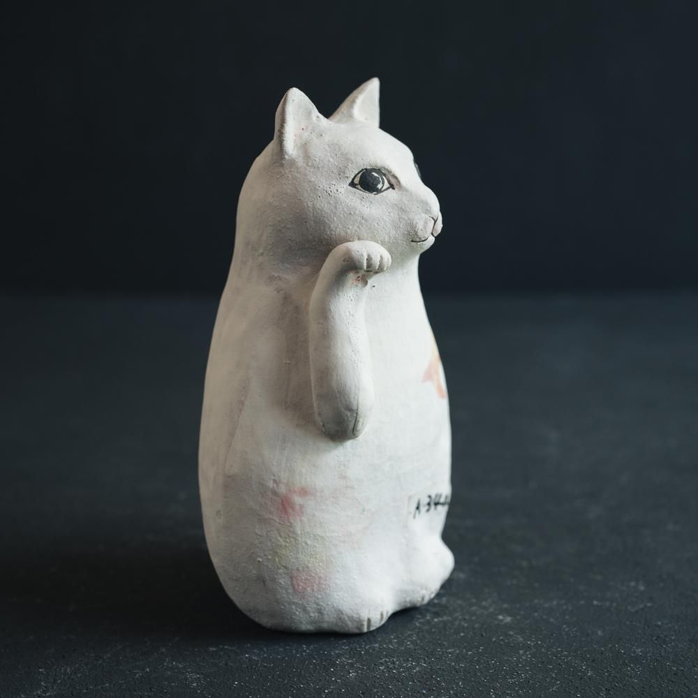 (2022年7月)  acnepotterystudio  招き猫　A34a