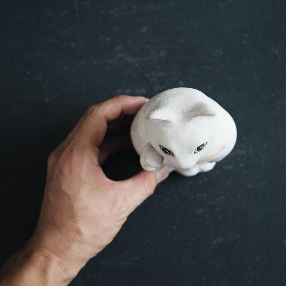 (2022年7月)  acnepotterystudio  招き猫　A34a