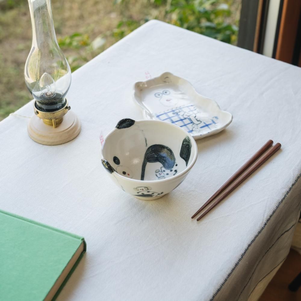 （2022年10月 ）cyilabo  はみだしお茶碗 　CL 3-2