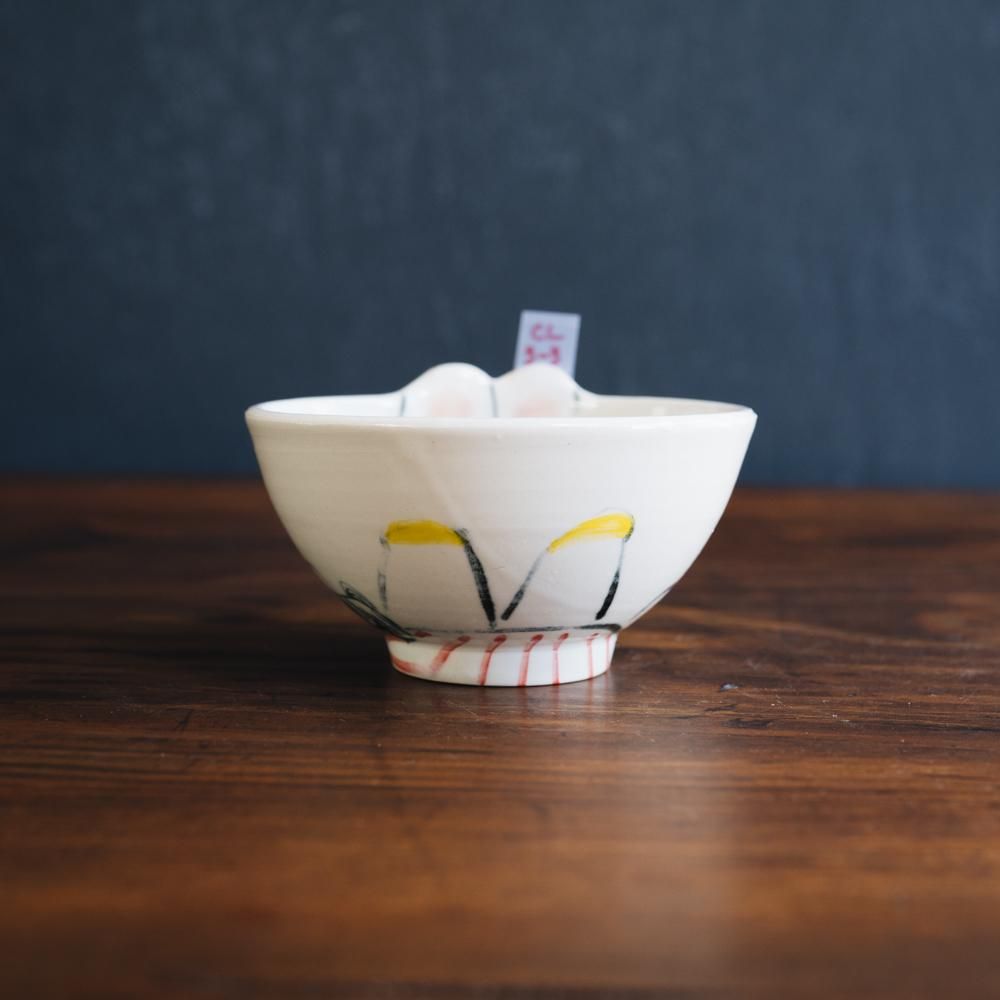 （2022年10月 ）cyilabo  はみだしお茶碗 　CL 3-3