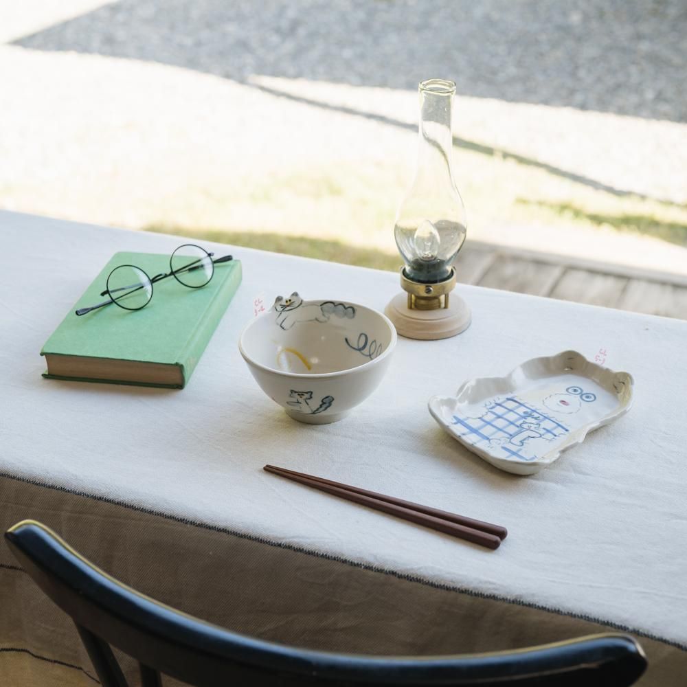 （2022年10月 ）cyilabo  はみだしお茶碗 　CL 3-4