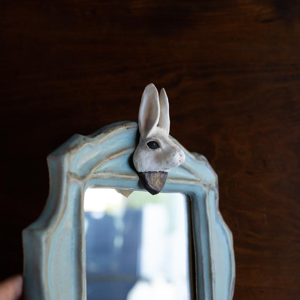 (2022年12月)  acnepotterystudio  動物の鏡 大  　A27b