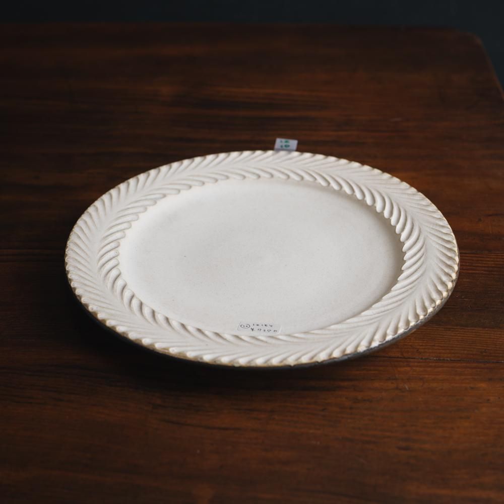 はしもとさちえ 8寸リム皿　２枚セット はしもとさちえ 8寸リム皿 2枚セット