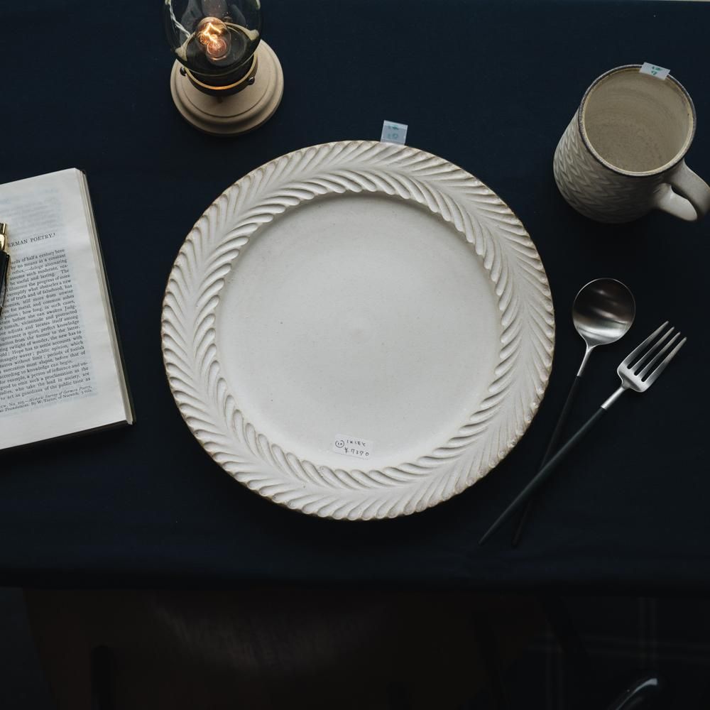 はしもとさちえ 8寸リム皿　２枚セット はしもとさちえ 8寸リム皿 2枚セット