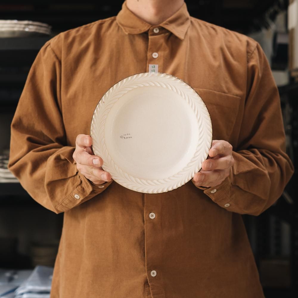 はしもとさちえ 8寸リム皿　２枚セット 1［はしもと さちえ］8寸リム皿 | UTSUWA KESHIKI