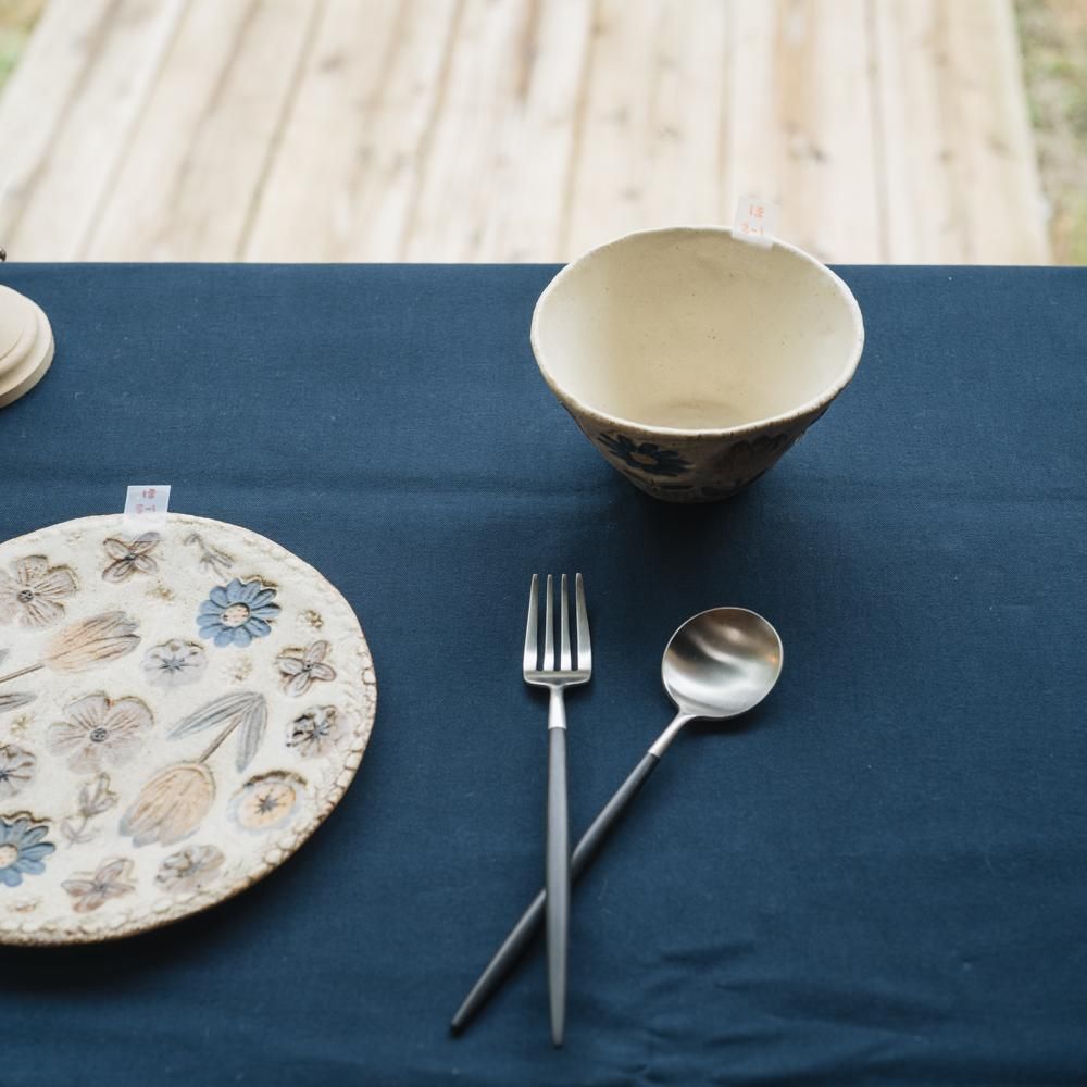 本田あつみさん　プレート＆フリーカップ 本田あつみさん プレート＆フリーカップ 人気陶芸作家《本田