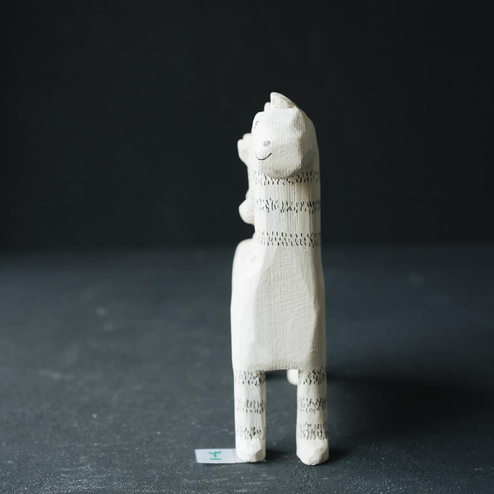 (2023年3月WEB展)   タカハシヒデキ　木の動物　（た3-1）