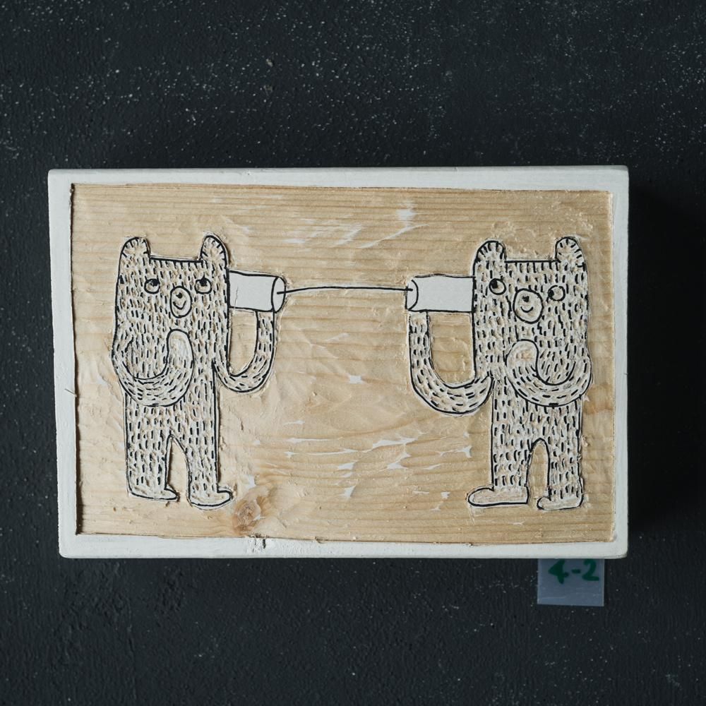 (2023年3月WEB展)   タカハシヒデキ　木の絵　（た4-2）