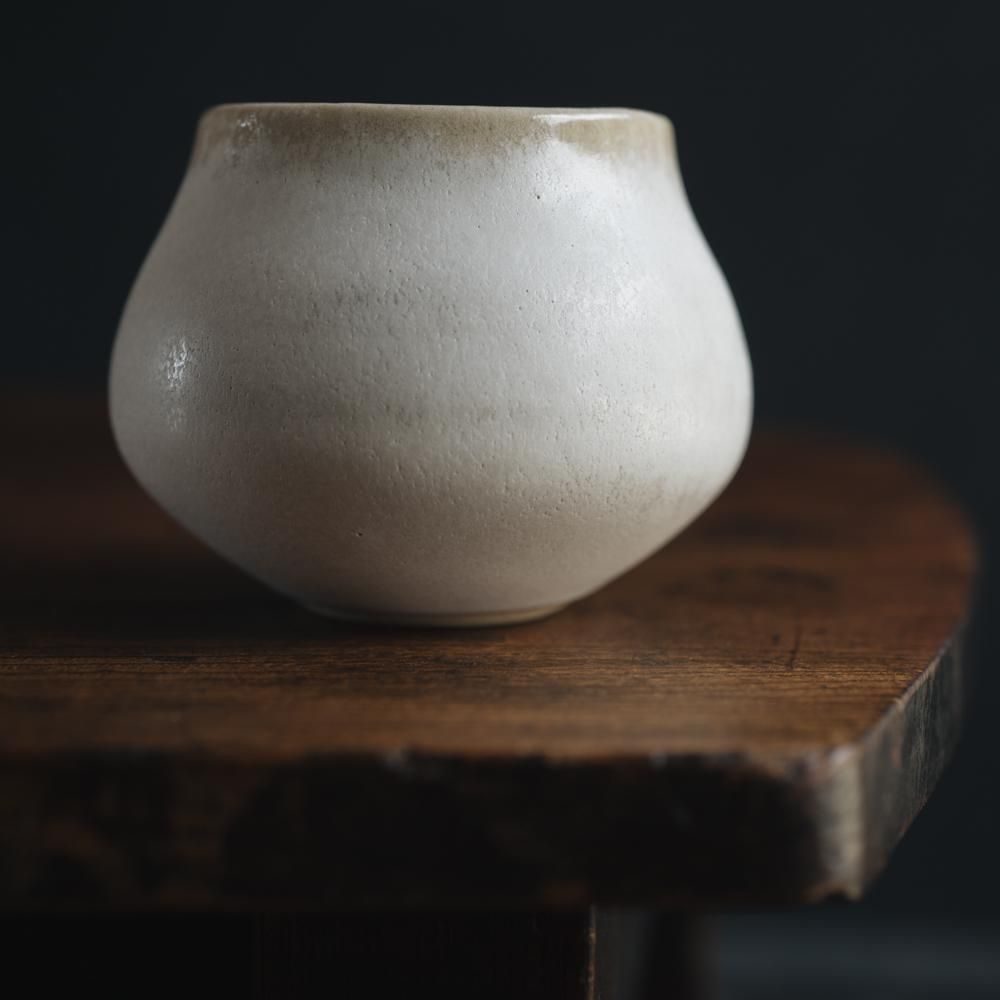 (2025年4月) かもめ製作所　茶杯（アンティークホワイト）ち20-4
