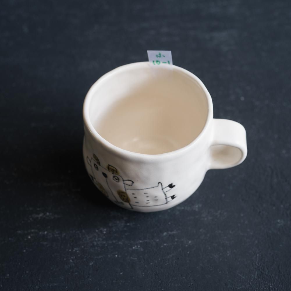 (2023年4月)　古澤彩　まあるいCUP（ヤギ）　 ふ10