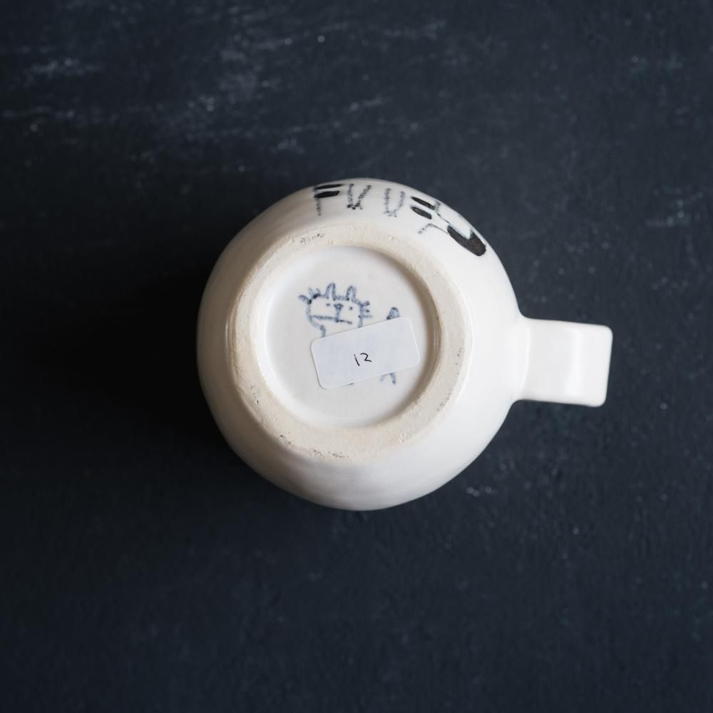 (2023年4月)　古澤彩　まあるいCUP（ねこ）　 ふ12
