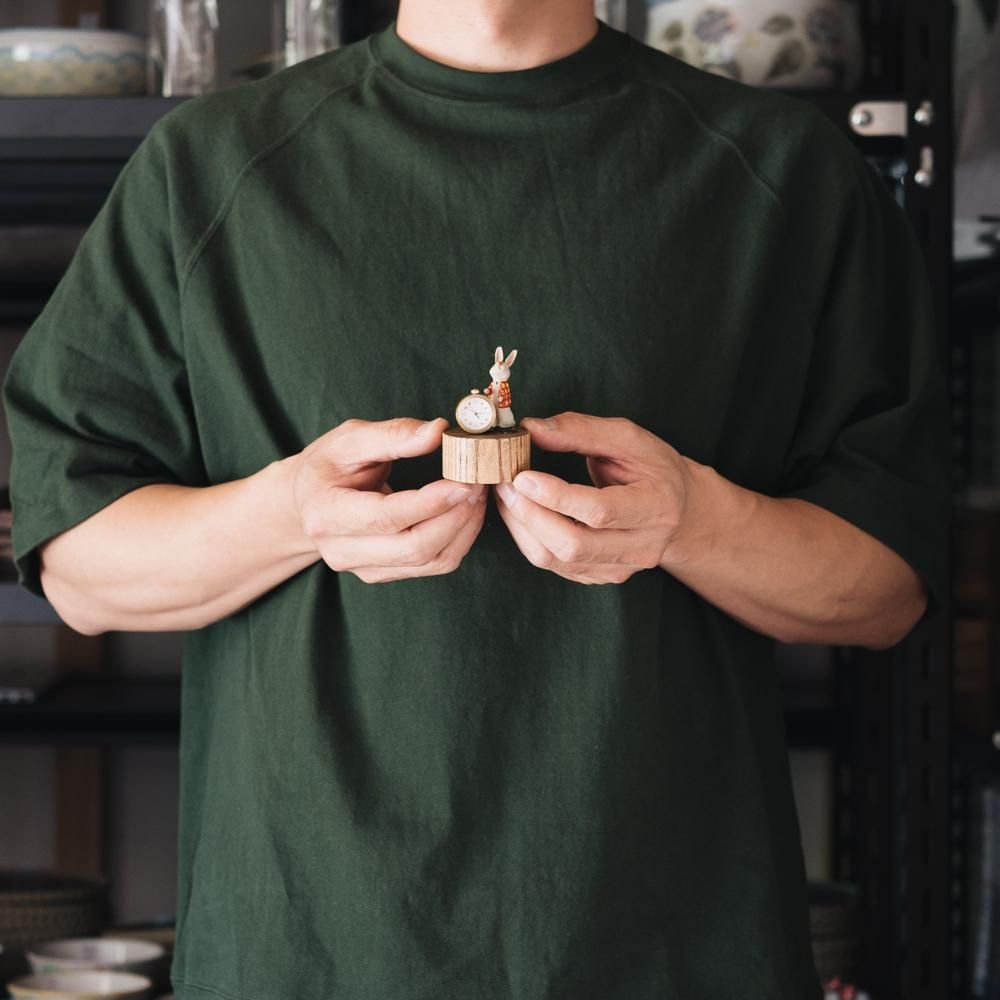 (予約受付) atelier coin ウサギの置時計 （cecil）11<img class='new_mark_img2' src='https://img.shop-pro.jp/img/new/icons52.gif' style='border:none;display:inline;margin:0px;padding:0px;width:auto;' />