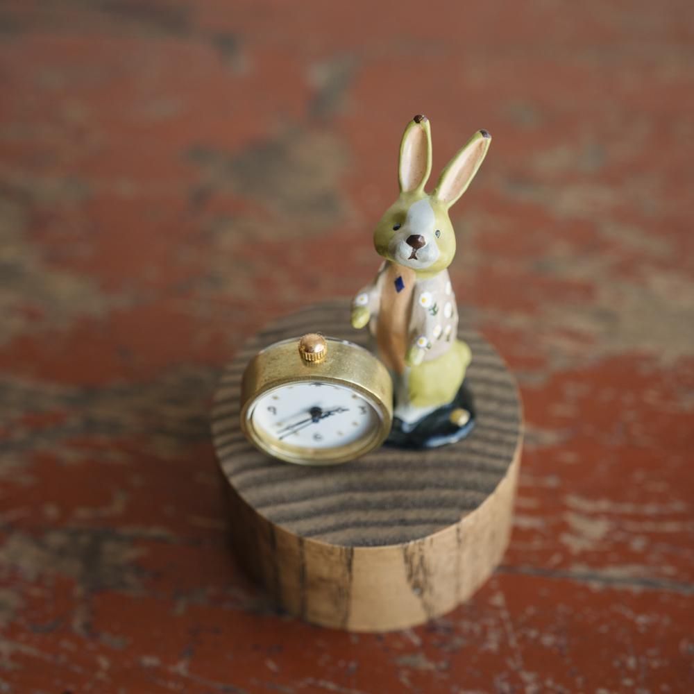 (予約受付) atelier coin ウサギの置時計 （Aimee）12<img class='new_mark_img2' src='https://img.shop-pro.jp/img/new/icons52.gif' style='border:none;display:inline;margin:0px;padding:0px;width:auto;' />